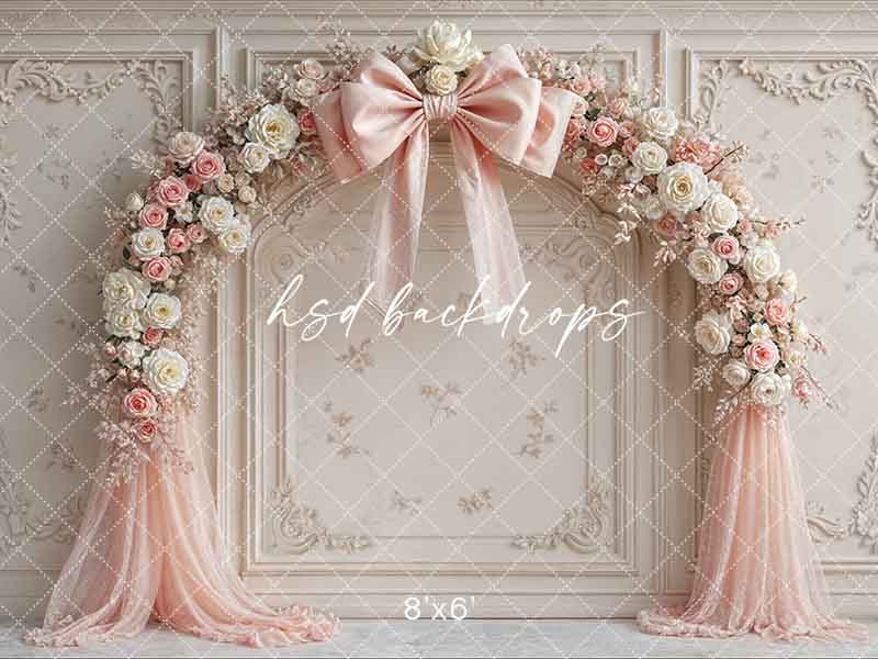 Coquette Wall - Pretty Pink - HSD Photography Backdrops