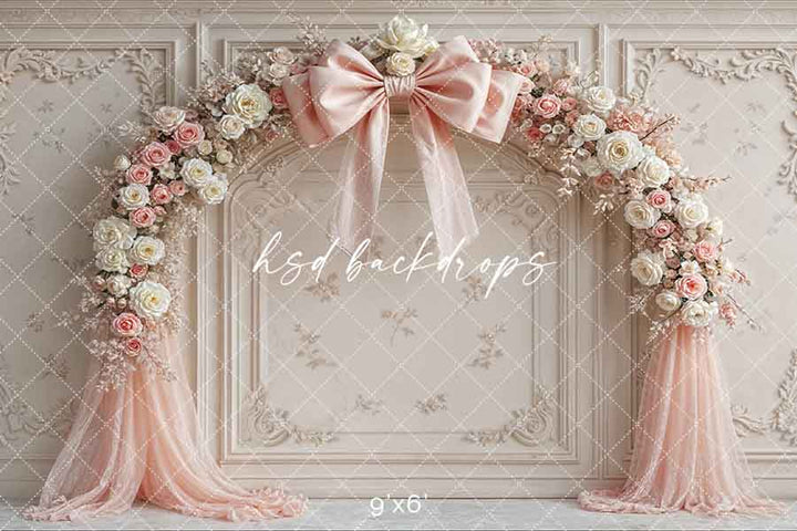 Coquette Wall - Pretty Pink - HSD Photography Backdrops