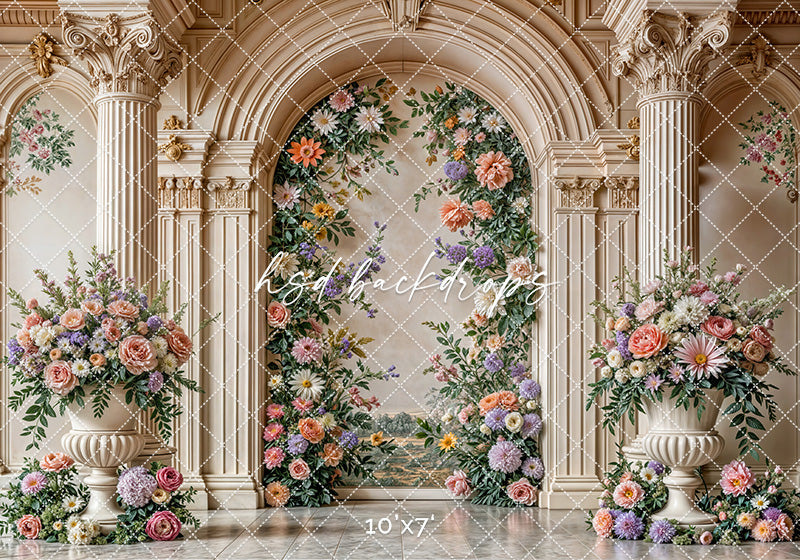 Elegant Arched Columns - Eloise (sweep options) - HSD Photography Backdrops