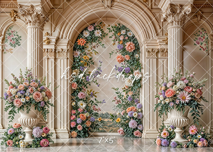 Elegant Arched Columns - Eloise (sweep options) - HSD Photography Backdrops