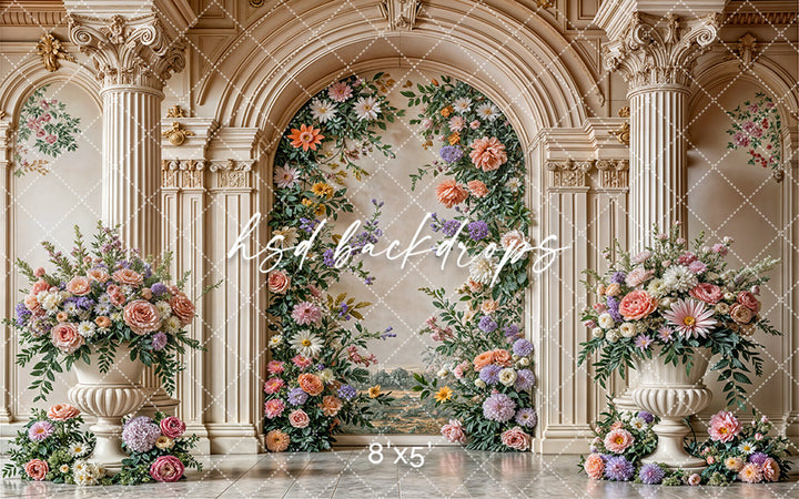 Elegant Arched Columns - Eloise (sweep options) - HSD Photography Backdrops