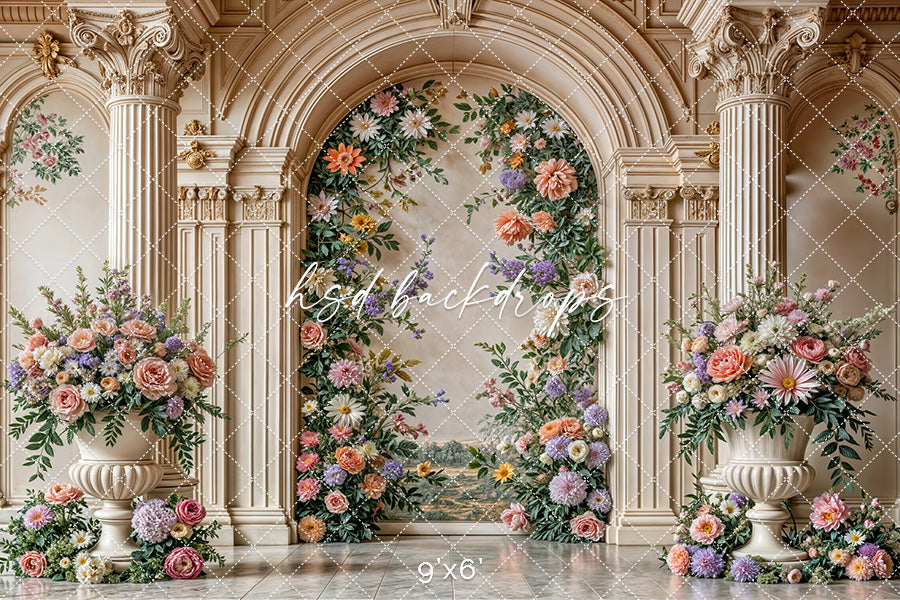 Elegant Arched Columns - Eloise (sweep options) - HSD Photography Backdrops