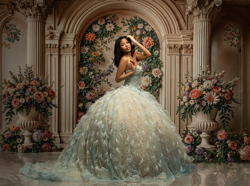 Elegant Arched Columns - Eloise (sweep options) - HSD Photography Backdrops