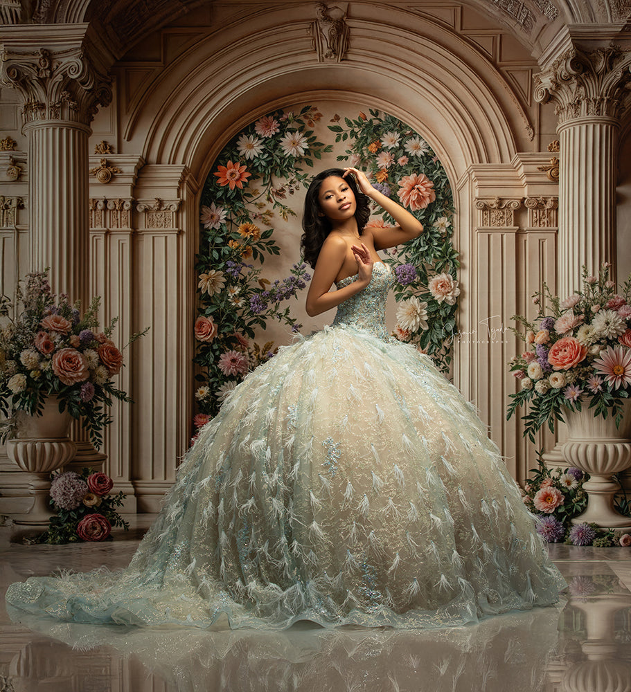 Elegant Arched Columns - Eloise (sweep options) - HSD Photography Backdrops