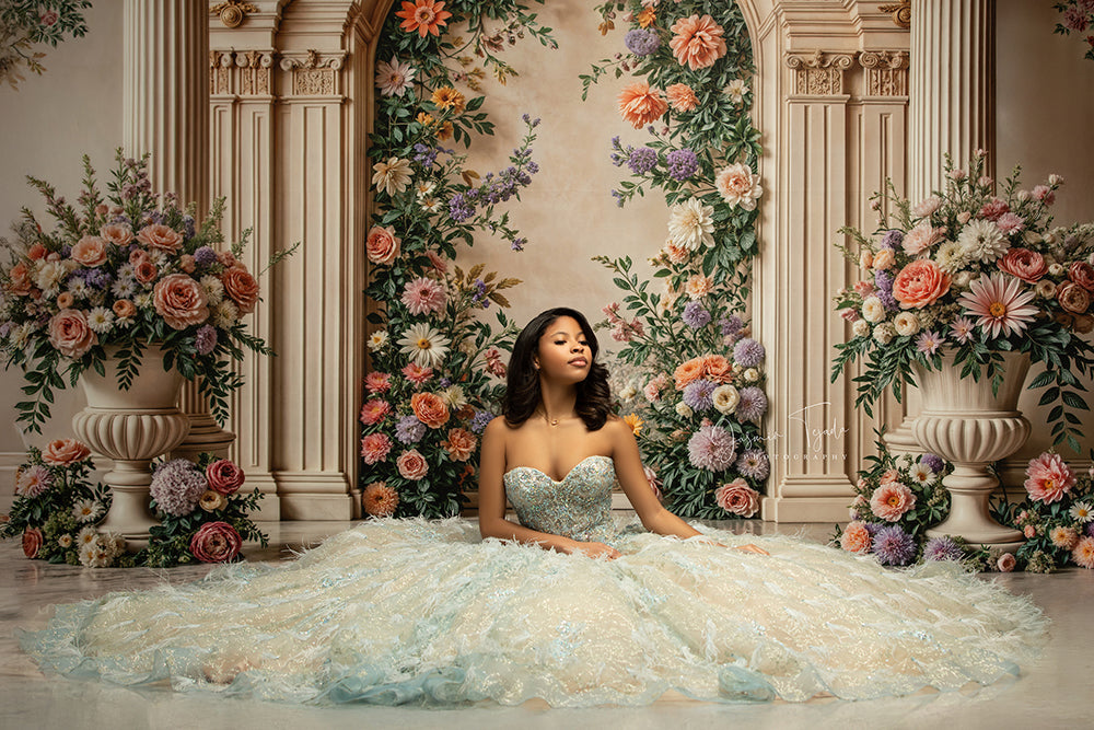 Elegant Arched Columns - Eloise (sweep options) - HSD Photography Backdrops