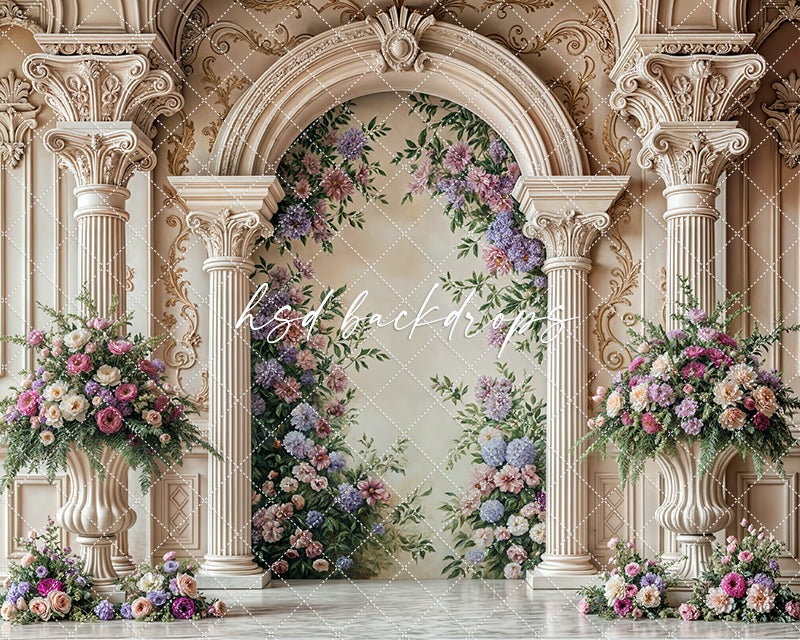 Elegant Arched Columns - Francesca (sweep options) - HSD Photography Backdrops