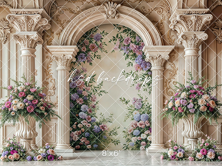 Elegant Arched Columns - Francesca (sweep options) - HSD Photography Backdrops