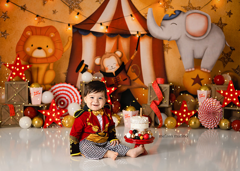 Circus Animals - HSD Photography Backdrops