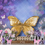 Butterfly Photo Backdrop for Birthday Cake Smash Portraits
