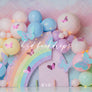 Pastel Rainbow Birthday - HSD Photography Backdrops