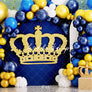 Little Royal Prince Backdrop for Prince Themed Birthday Cake Smash