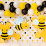 First Bee Day backdrop for Bee Themed Birthday Cake Smash Photos