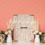 Sweet Little Peach - HSD Photography Backdrops