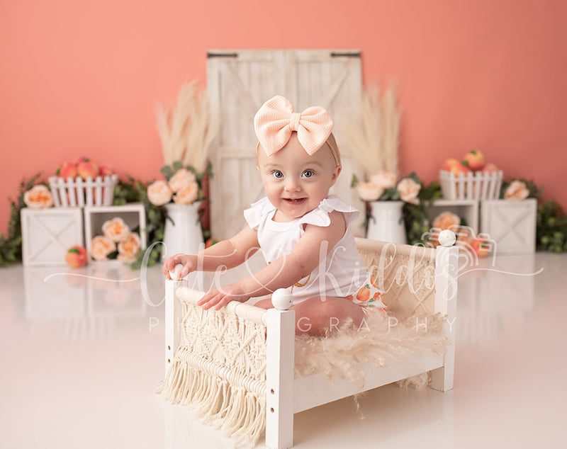 Sweet Little Peach - HSD Photography Backdrops 