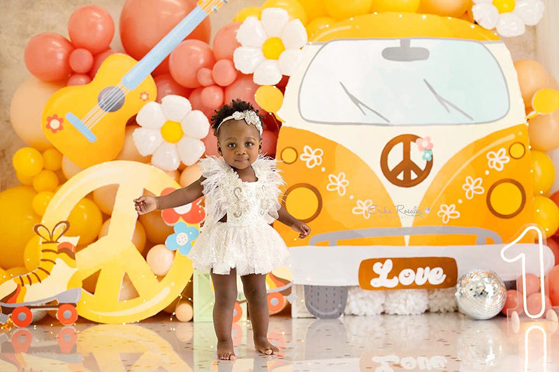 Groovy Love - HSD Photography Backdrops