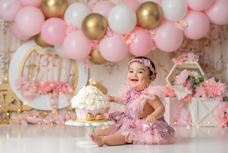 Princess Carriage Pink - HSD Photography Backdrops