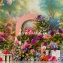 Summery Garden - HSD Photography Backdrops