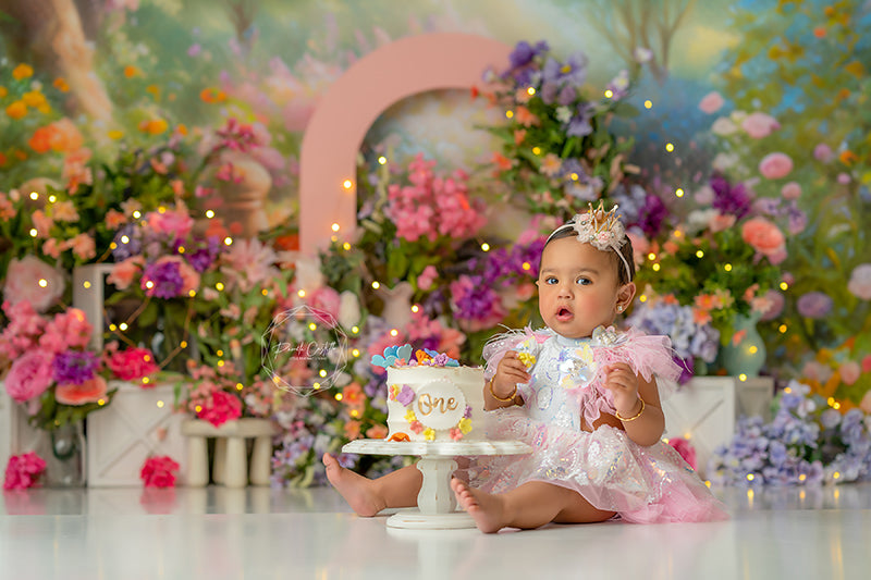 Summery Garden - HSD Photography Backdrops