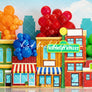 Birthday Street - HSD Photography Backdrops