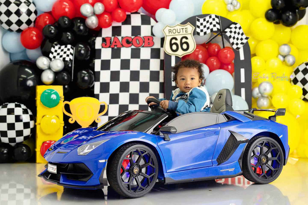 Race Car Birthday - HSD Photography Backdrops