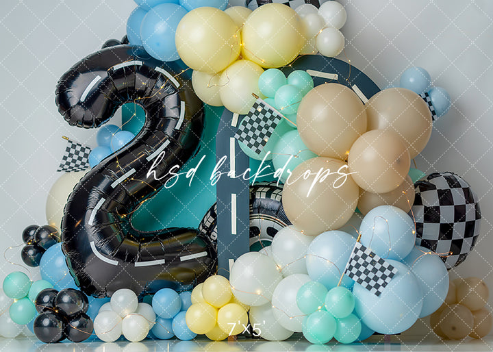 Two Fast Cake Smash - HSD Photography Backdrops
