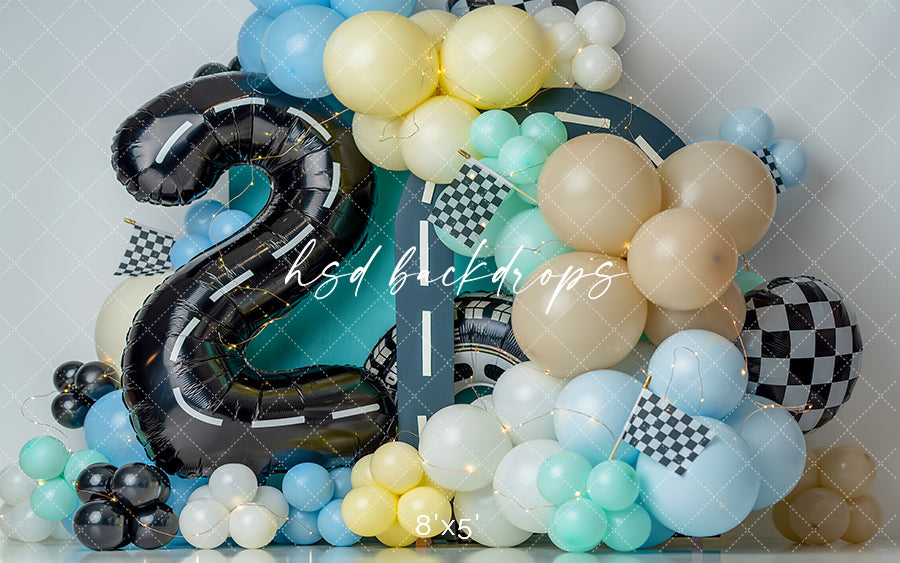 Two Fast Cake Smash - HSD Photography Backdrops