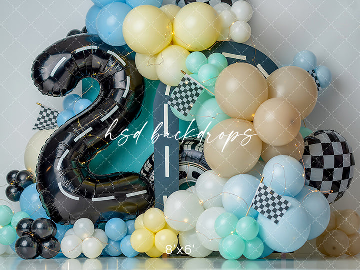 Two Fast Cake Smash - HSD Photography Backdrops