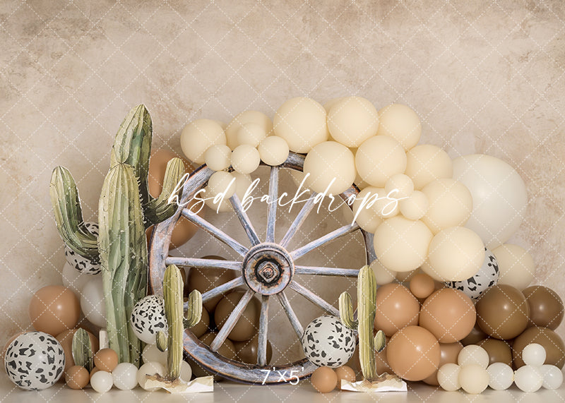 Cowboy Cake Smash - HSD Photography Backdrops