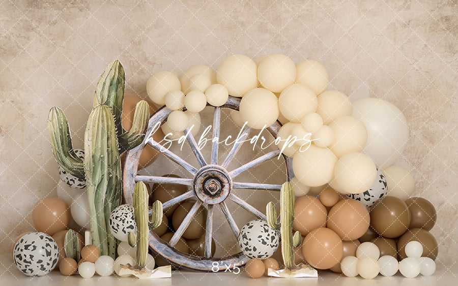 Cowboy Cake Smash - HSD Photography Backdrops