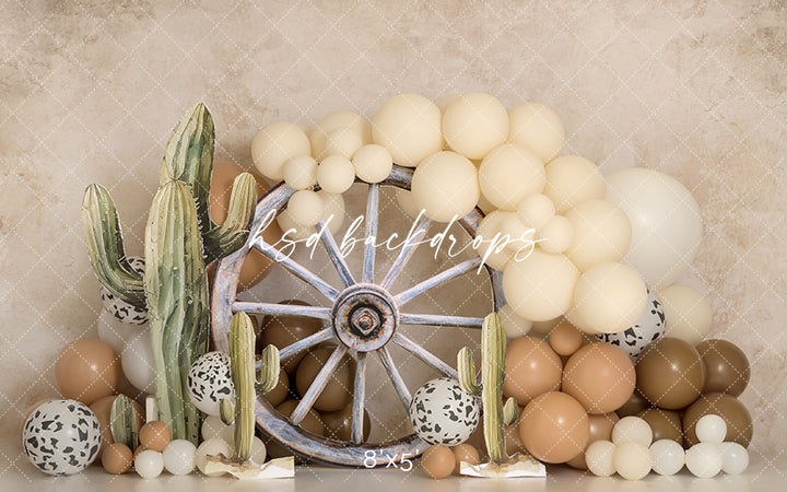 Cowboy Cake Smash - HSD Photography Backdrops
