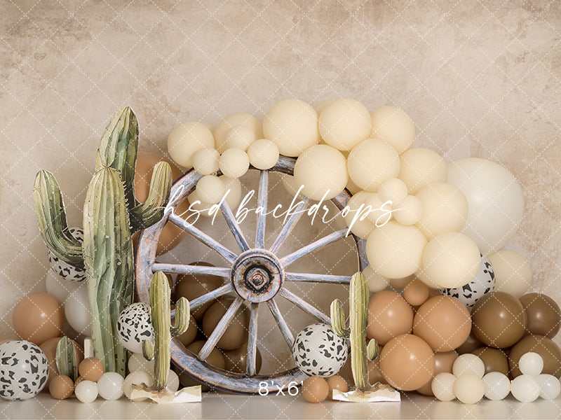 Cowboy Cake Smash - HSD Photography Backdrops