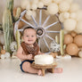 Cowboy Cake Smash - HSD Photography Backdrops
