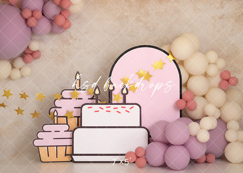 Birthday Girl Celebration - HSD Photography Backdrops