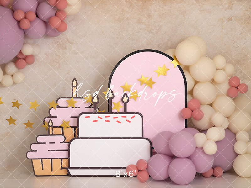 Birthday Girl Celebration - HSD Photography Backdrops