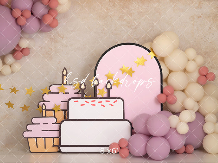 Birthday Girl Celebration - HSD Photography Backdrops