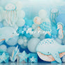 Under the Baby Blue Sea - HSD Photography Backdrops