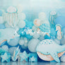 Under the Baby Blue Sea - HSD Photography Backdrops
