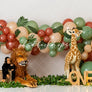 Wild One Safari Birthday Cake Smash Photo Backdrop for Pictures