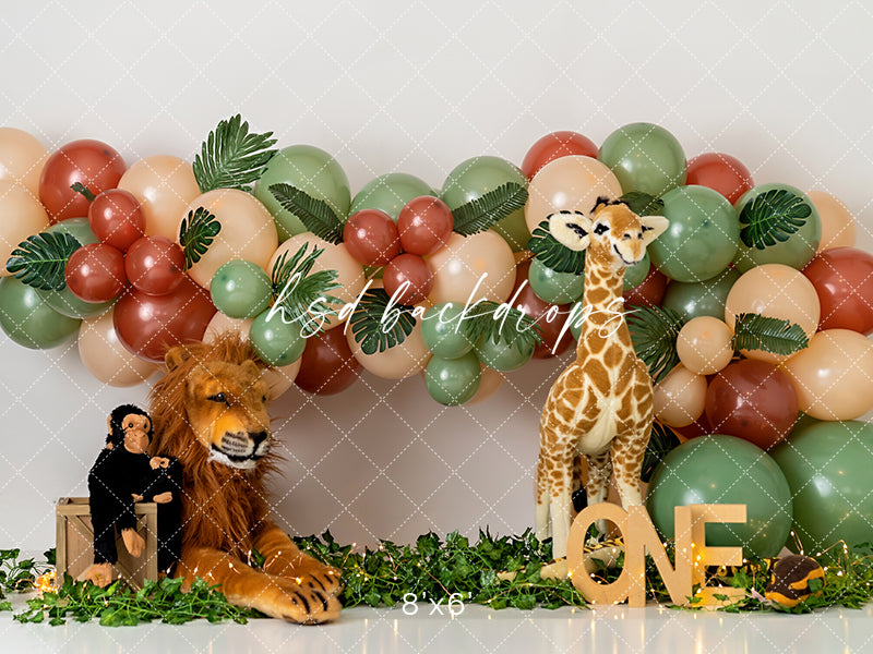 Wild One Safari Animals - HSD Photography Backdrops