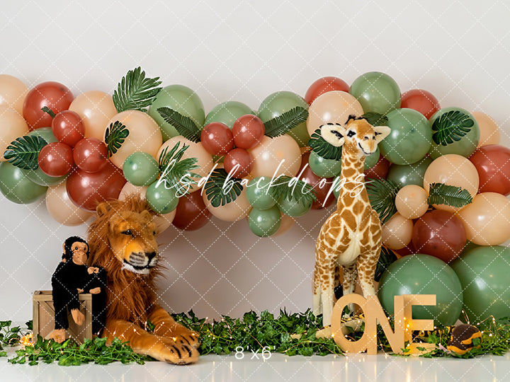 Wild One Safari Animals - HSD Photography Backdrops