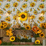 Fall Themed Sunflower Cake Smash Birthday Backdrop for Photoshoot