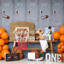 Basketball Themed Photography Backdrop for Cake Smash Photoshoot