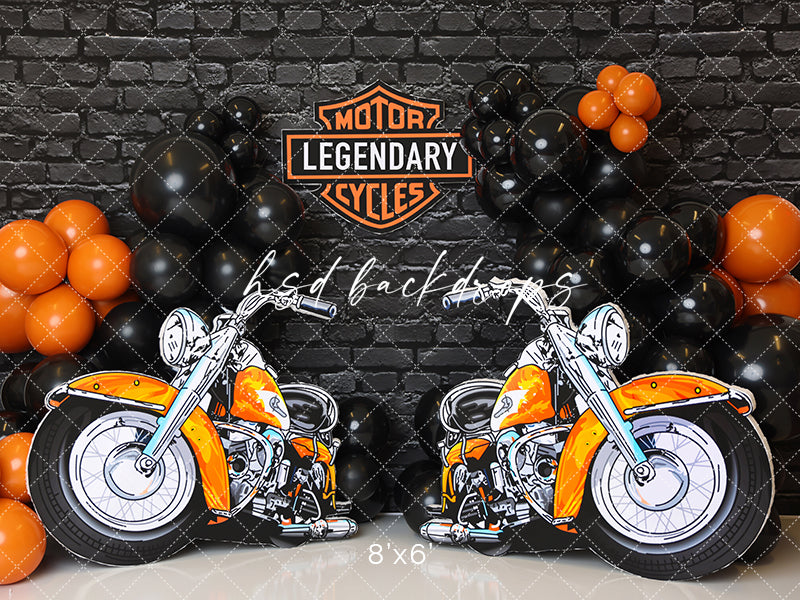 Motorcycle Party - HSD Photography Backdrops