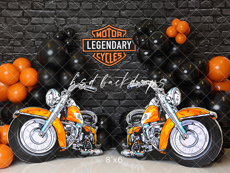 Motorcycle Party - HSD Photography Backdrops 