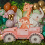 Pink Safari Jeep - HSD Photography Backdrops