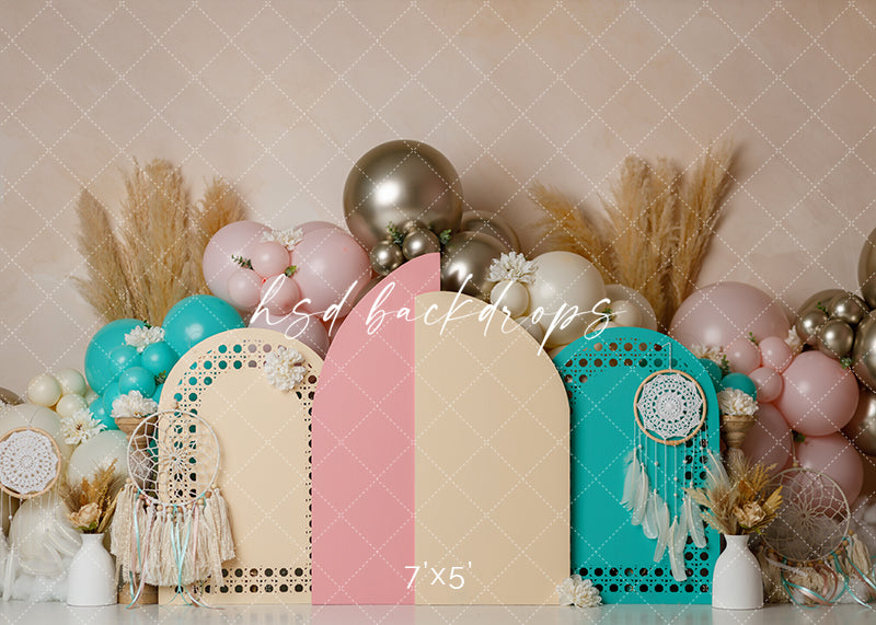 Boho Dreamcatcher Arches - HSD Photography Backdrops