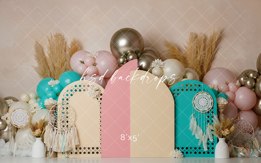 Boho Dreamcatcher Arches - HSD Photography Backdrops