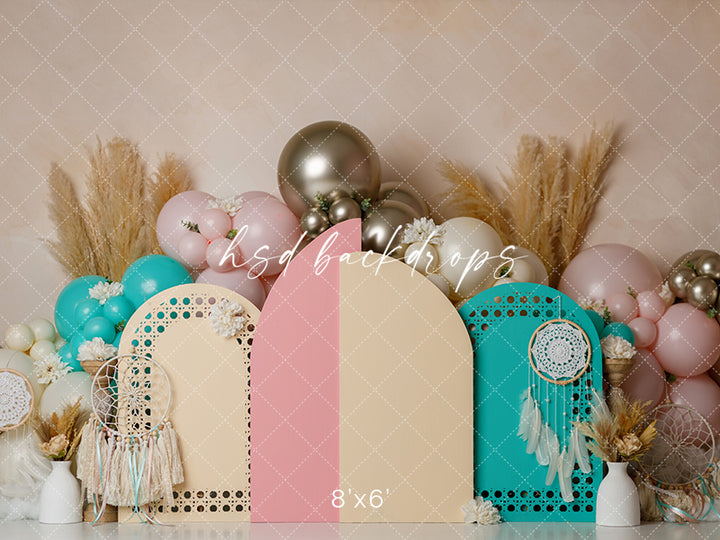 Boho Dreamcatcher Arches - HSD Photography Backdrops