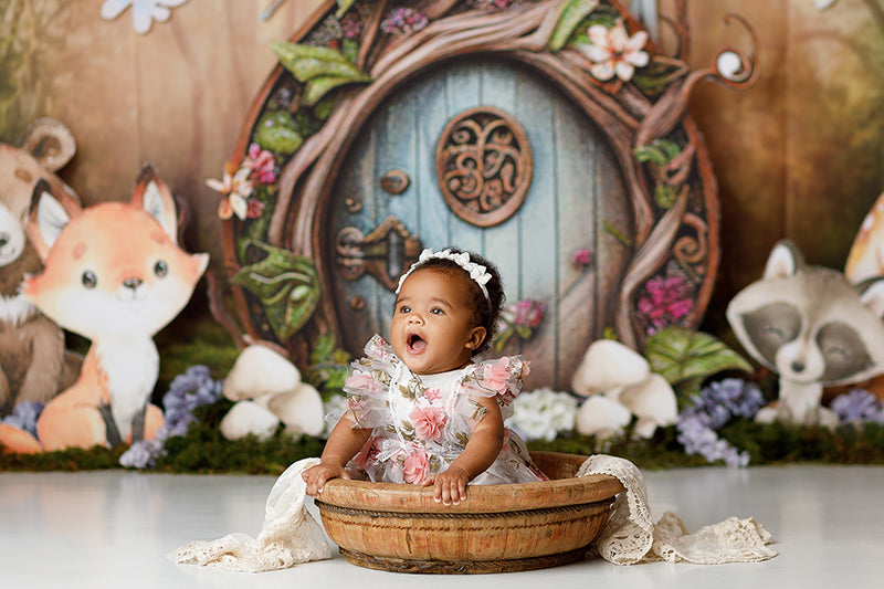 Enchanted Fairy Forest Door - HSD Photography Backdrops