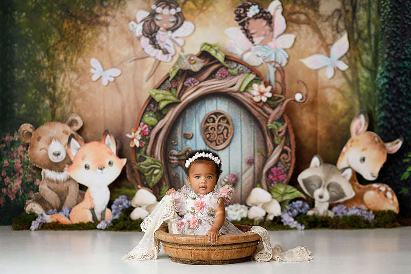Enchanted Fairy Forest Door - HSD Photography Backdrops